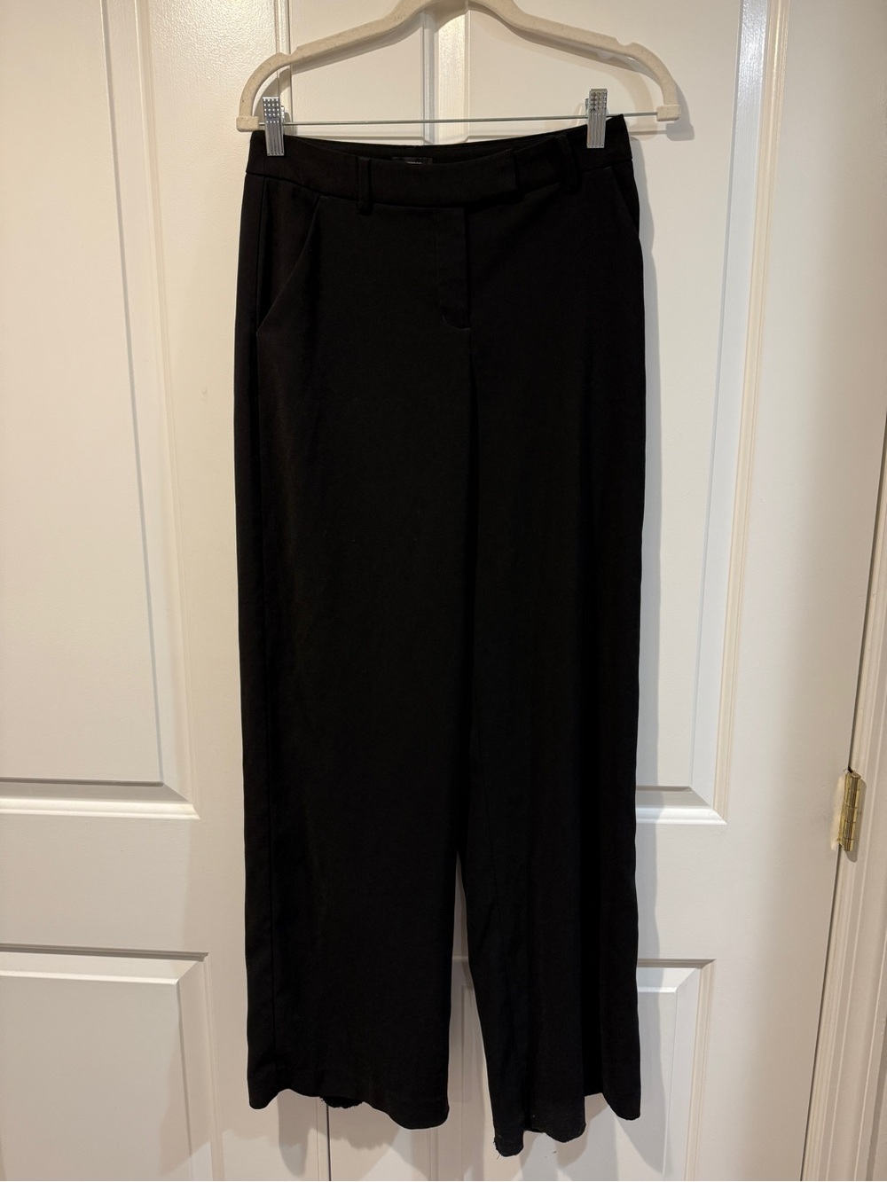 Express Black Wide-Leg Dress Pants